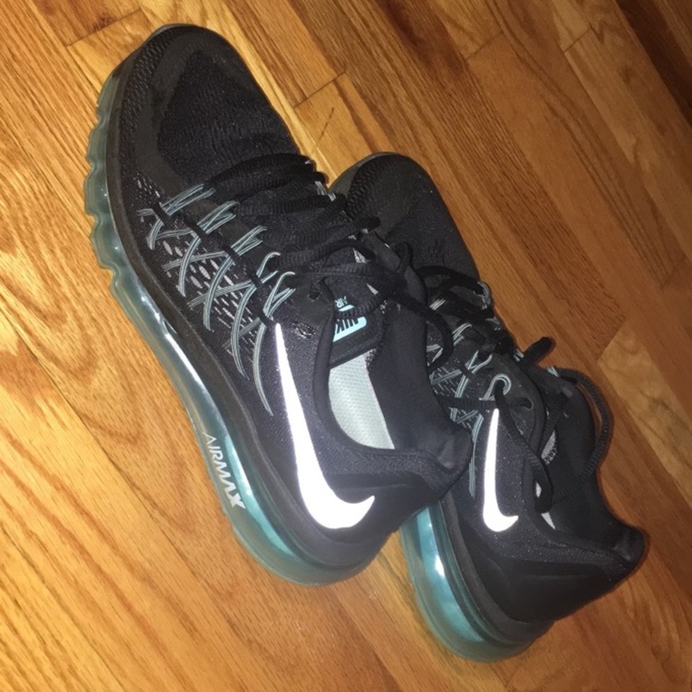 NIKE AIR MAX 2015 WOMENS BLACK/ BLUE📣📣🚨‼️